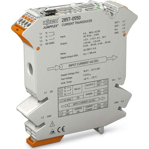 Bild: WAGO Strommessumformer 100A AC/DC 2857-550