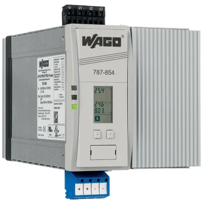 WAGO Stromversorgung 3-phasig 787-854 | 24V DC 40A | Primär getaktet | PowerBoost | TopBoost | LineMonitor | Hutschiene