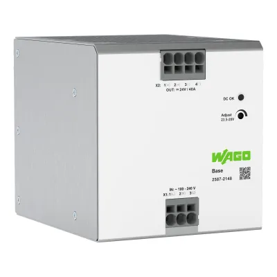 WAGO Stromversorgung 2587-2148 | 1-phasig | 24 V DC | 40 A | 960 W | Hutschienengerät | IP20 | Federzuganschluss