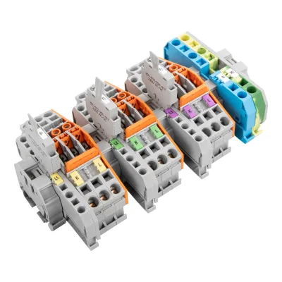 WAGO Stromwandlerklemmenblock 821-213 | Verteilerblock Hutschiene TH35 | 0,5-10mm² | 1 Etage | 36 Klemmen