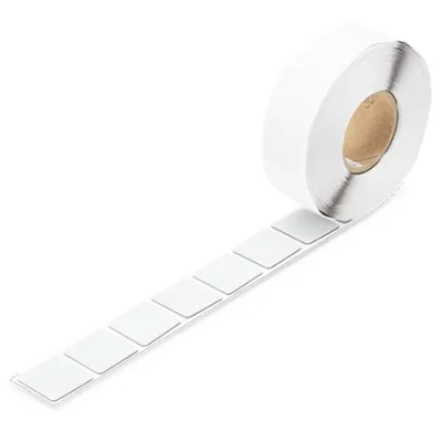 WAGO Tasterschild 210-848 | selbstklebend | 27x27mm | unbeschriftet | halogenfrei | silber