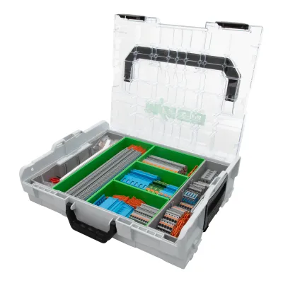WAGO Installationsetagenklemmen-Set 821-162 | TOPJOB S-INSTA-BOX L-BOXX 102 | für 3 Verteilungen | Hutschiene