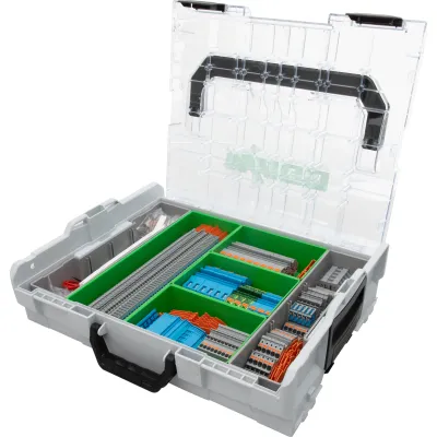 WAGO Installationsetagenklemmen-Set 821-162 | TOPJOB S-INSTA-BOX L-BOXX 102 | für 3 Verteilungen | Hutschiene