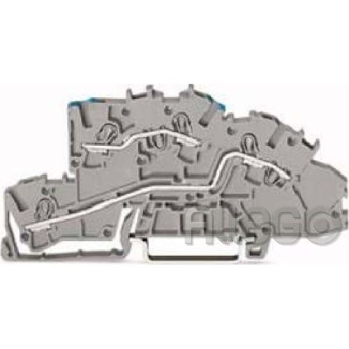Bild: Wago TopJob S Installations-Etagenklemme 2003-7649 N/L 2,5/4mm² grau Wago TopJob