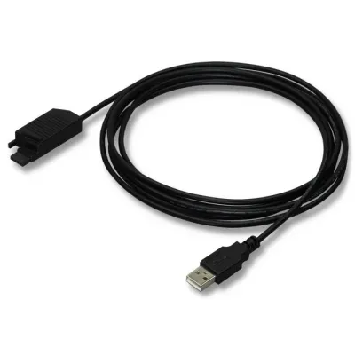 WAGO USB-Kommunikationskabel 750-923 | Konfigurationskabel SPS-PC | 2,5 m | für Feldbuskoppler & Controller | schwarz