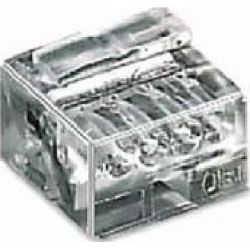 WAGO Verbindungsdosenklemme 4polig Micro 0,4-0,5qmm transparent