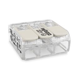 WAGO Verbindungsklemme 3-Leiter  transparent