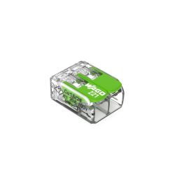 WAGO Verbindungsklemme Green Range 2 Leiter 4gmm transparent