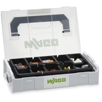 WAGO Verbindungsklemmen-Set 887-960 | L-BOXX Mini | Serie 221/224/2273 | 195-teilig | transparent