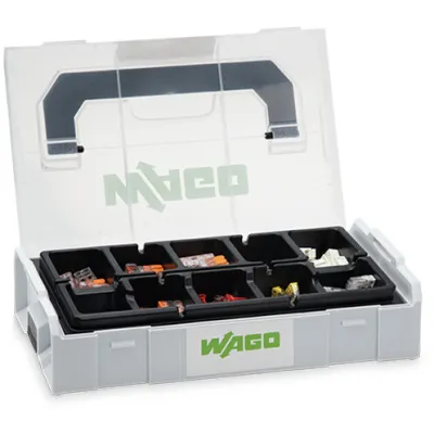 WAGO Verbindungsklemmen-Set 887-960 | L-BOXX Mini | Serie 221/224/2273 | 195-teilig | transparent