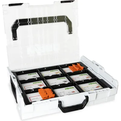 WAGO Verbindungsklemmenset L-BOXX 102 887-926 | Serie 221 & 2273 | Sortimentskasten | transparent | farblos | Kunststoff