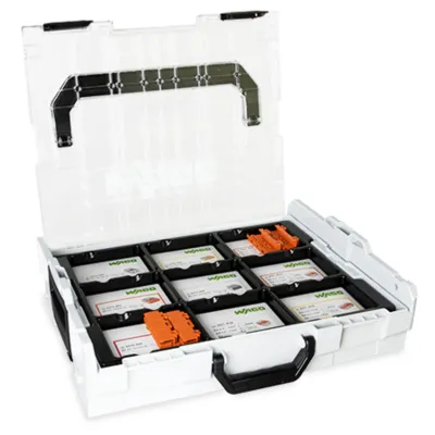 WAGO Verbindungsklemmenset L-BOXX 102 887-926 | Serie 221 & 2273 | Sortimentskasten | transparent | farblos | Kunststoff