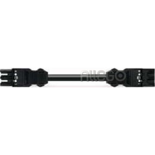 Bild: Wago Verbindungsleitung 3x1,5mmq schwarz 771-9993/006-301