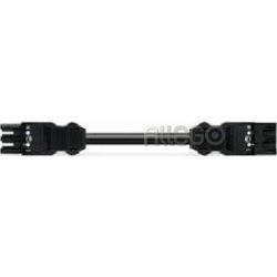 Wago Verbindungsleitung 3x1,5mmq schwarz 771-9993/006-501