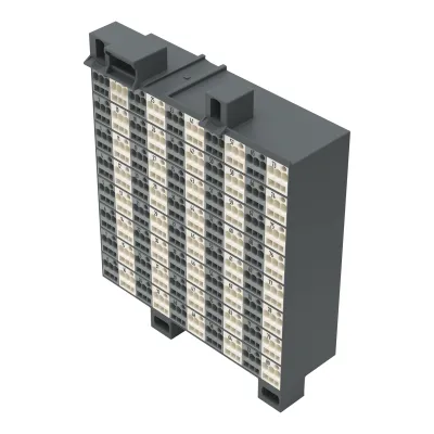 WAGO Rangierwabe 726-721 | 80-polig | CAGE CLAMP Technologie | Aufdruck 1-80 | 1,5 mm² | grau/weiß/dunkelgrau