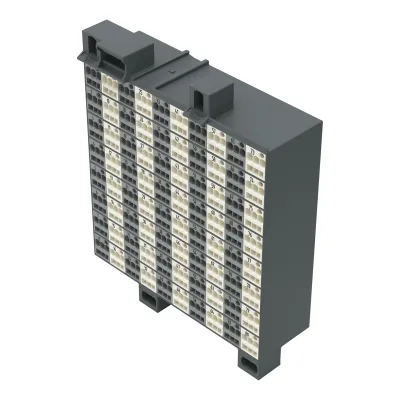WAGO Rangierwabe 726-721 | 80-polig | CAGE CLAMP Technologie | Aufdruck 1-80 | 1,5 mm² | grau/weiß/dunkelgrau