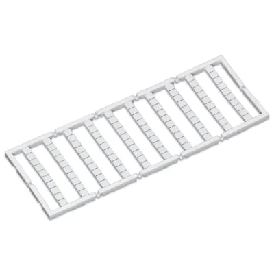 WAGO Mini-WSB Beschriftungskarte 248-501 | Klemmenmarkierung | unbedruckt | 5 mm Raster | weiß | halogenfrei