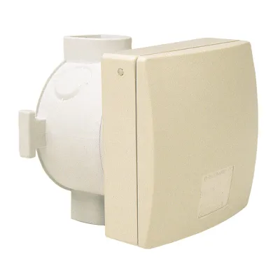 Walther Wandsteckdose 416 MONDO | CEE 16A 5-polig | 400V | IP44 | UP | perlweiß RAL1013 | flache Abdeckung