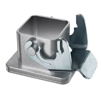 Walther Anbaugehäuse 704303 | Steckergehäuse A3/A4 | 24mm | Zink-Druckguss | IP65 | Längsbügel | korrosionsbeständig