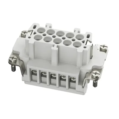 Walther Buchseneinsatz B10 710110 | 10-polig | Schraubanschluss | 0,5-2,5mm² | 16A 500V | Thermoplast