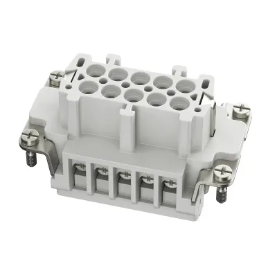 Walther Buchseneinsatz B10 710110 | 10-polig | Schraubanschluss | 0,5-2,5mm² | 16A 500V | Thermoplast