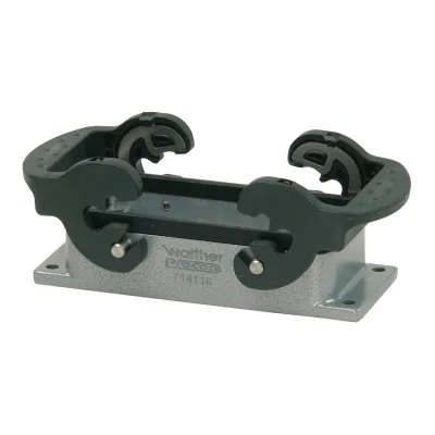 Walther Anbaugehäuse 714116 B16 | Aluminium rechteckig | 27 mm hoch | IP65 | Querbügel | korrosions- & UV-beständig