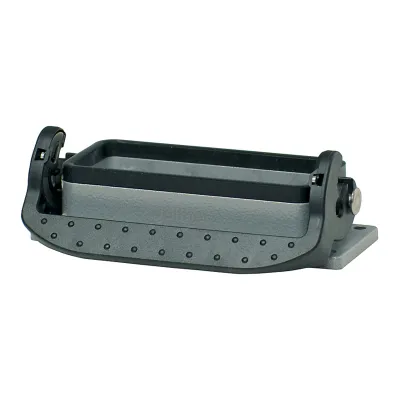 Walther Anbaugehäuse B6 714306 | Aluminium Druckguss | 29mm hoch | Längsbügel Verriegelung | IP65 | rechteckig