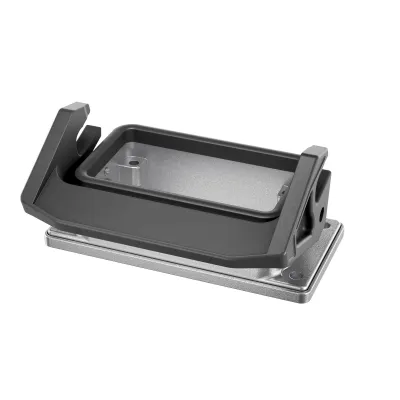 Walther Anbaugehäuse 714310 B10 | Rechteckig | 10-polig | Aluminium pulverbeschichtet | IP65 | Längsbügel | 29mm hoch