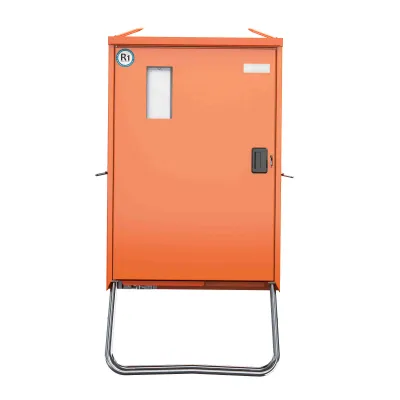 Walther WAV0135R1 Baustromverteiler 44kVA | 2x CEE 32A | 2x CEE 16A | 6x Schuko | Zählerfeld | IP44 | Stahlblech