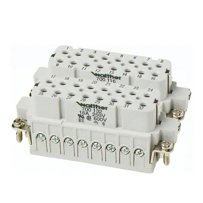 Walther Buchseneinsatz A32 700132 0,5-2,5mm² 20-14AWG Schraubanschlussmit Drahts