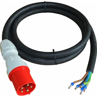 Walther CEE-Anschlussleitung 5,0m Stecker 63A 39600516050005