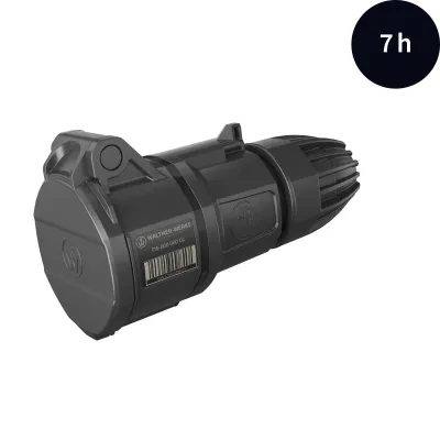 WALTHER CEE-Kupplung FW311507SK | 16A 5-polig | 7h | IP54 | 500V | Schraubklemme | Kunststoff | gerade | schwarz