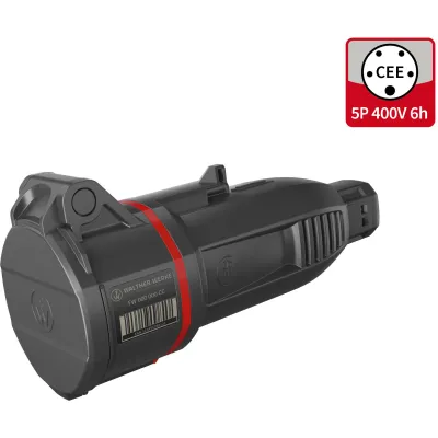 WALTHER CEE Kupplung FW310506CC | NEO One-Touch | 16A 5-polig 6h | IP54 | schraublose Klemme | rot | Kunststoff