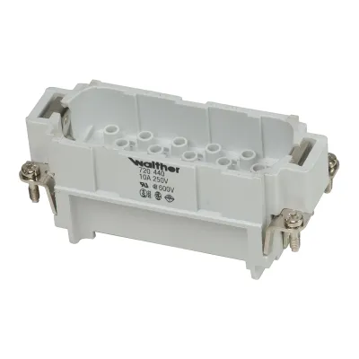 WALTHER Kontaktträger D40 720440 | Stiftkontakte | Crimpanschluss | 40-polig | 10A 250V | Thermoplast | UL94 V0