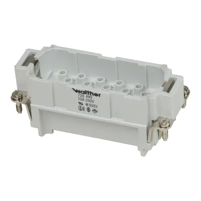 WALTHER Kontaktträger D40 720440 | Stiftkontakte | Crimpanschluss | 40-polig | 10A 250V | Thermoplast | UL94 V0