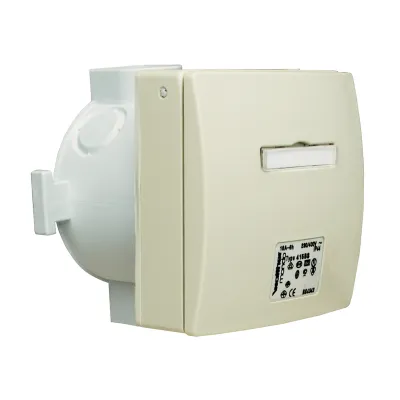 WALTHER CEE-Wandsteckdose 416BSRW | 16A 5-polig | 400V 6h | IP44 Unterputz | Serie MONDO | Kunststoff | weiß RAL9010