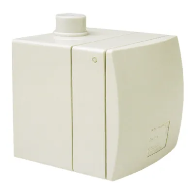 Walther Werke Wandsteckdose 136 | CEE 32A 5-polig 400V 6h | IP44 Aufputz | PA6-Kunststoff | RAL 7035 lichtgrau