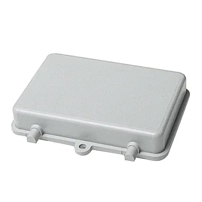 WALTHER Schutzdeckel A32 QVN 700627 | rechteckig | Kunststoff | mit Dichtung & Fangschnur | IP65 | UL94 V0 | grau