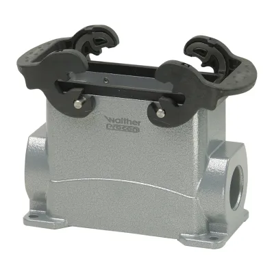 Walther Werke Sockelgehäuse P711116MS | B16 | Aluminium | 68mm | IP65 | M25 Stutzen | UV- & korrosionsbeständig