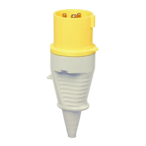 WALTHER CEE-Stecker 210706 | 16A 7-polig 400V 6h IP44 | Schraubklemme | Knickschutz | Kunststoff rot