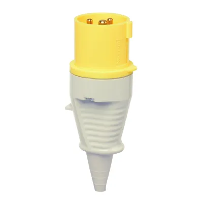 WALTHER CEE-Stecker 210706 | 16A 7-polig 400V 6h IP44 | Schraubklemme | Knickschutz | Kunststoff rot