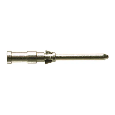 Walther Stiftkontakt D 720519 | Stiftkontakt Crimp 1,5mm² 16 AWG | gedreht | versilbert | Messing | max. 10A | 1 Stück