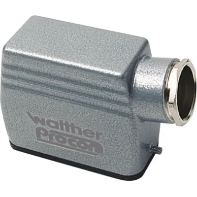 WALTHER Tüllengehäuse T708610 | Aluminium Druckguss | 66mm Höhe | 1x M20 seitlich | IP65 | korrosions- & UV-beständig