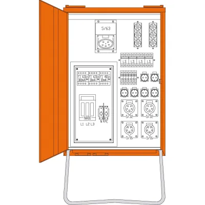 Walther Verteilerschrank 69kVA allstrom. WV0436A