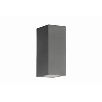 CMD Creativ Wandaußenleuchte 9041 GU10 | Aluminium anthrazit | IP65 | 2x35W | Glas klar | Außenlampe