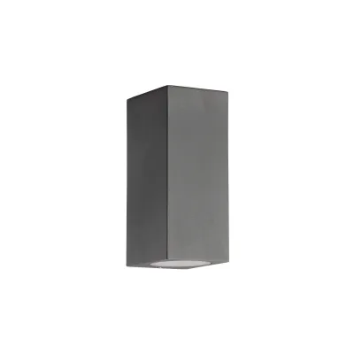 CMD Creativ Wandaußenleuchte 9041 GU10 | Aluminium anthrazit | IP65 | 2x35W | Glas klar | Außenlampe
