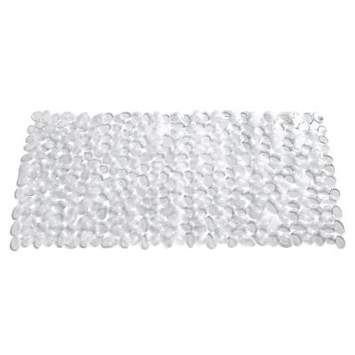 WENKO Wanneneinlage Paradise | 71x36 cm | rutschfest | mit Saugnäpfen | Kunststoff | transparent