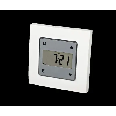 WAREMA Zeitschaltuhr Jalousiesteuerung 2012299 | Unterputz | potentialfreier Ausgang | Helligkeitssensor möglich | weiß