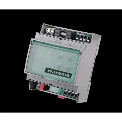 WAREMA KNX Schaltaktor 2014570 SA 4M230 REG | 4-fach Jalousieausgang | REG-Montage | LED-Anzeige | Handbedienung | IP30