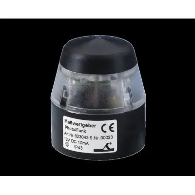 WAREMA Messwertgeber 623043 | Photo/Funkuhr-Sensor | für Sonnenschutzsteuerung | witterungsbeständig | 12V | 3m Leitung